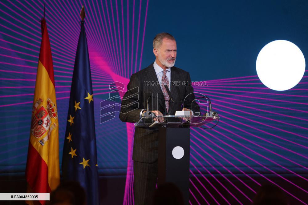 King Felipe attends the first Ibero-American Future Congress - Madrid