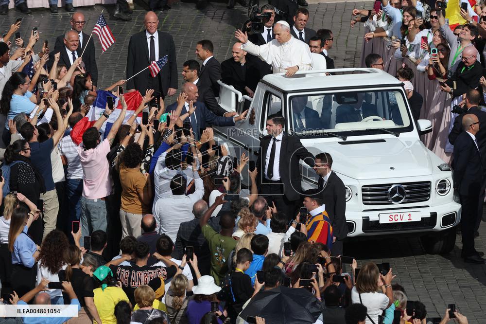 Pope Leo XIV at Jubilee of the Educational World - Vatican
