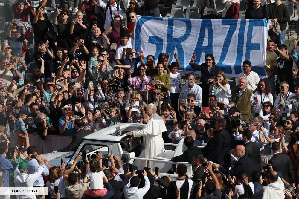 Pope Leo XIV at Jubilee of the Educational World - Vatican