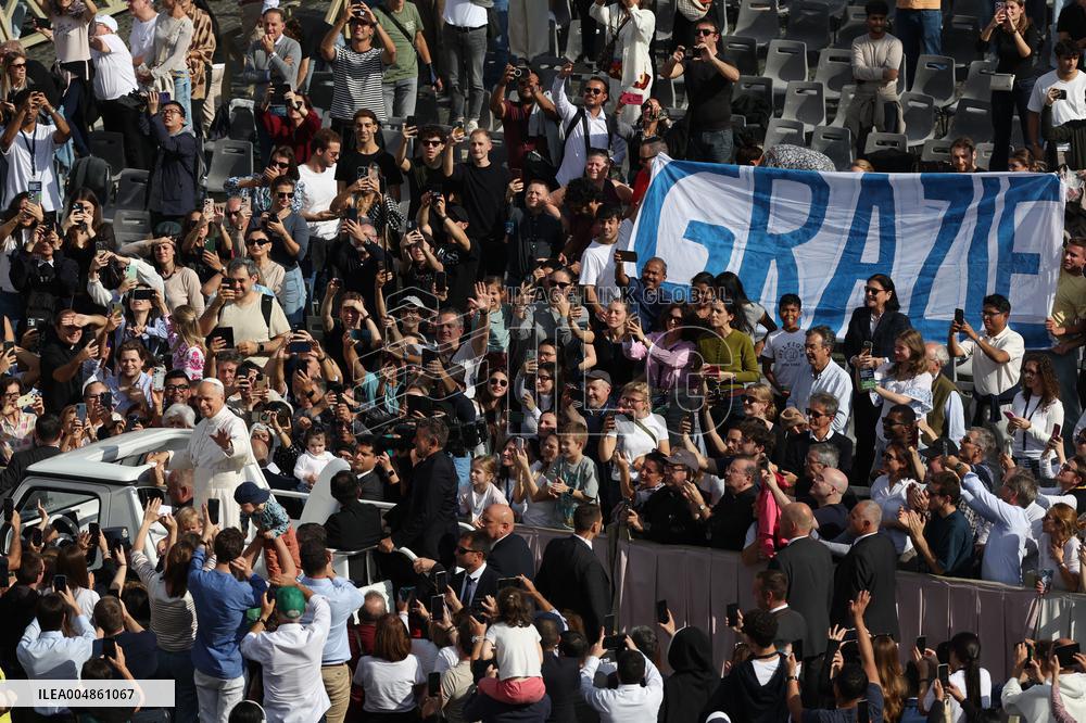 Pope Leo XIV at Jubilee of the Educational World - Vatican