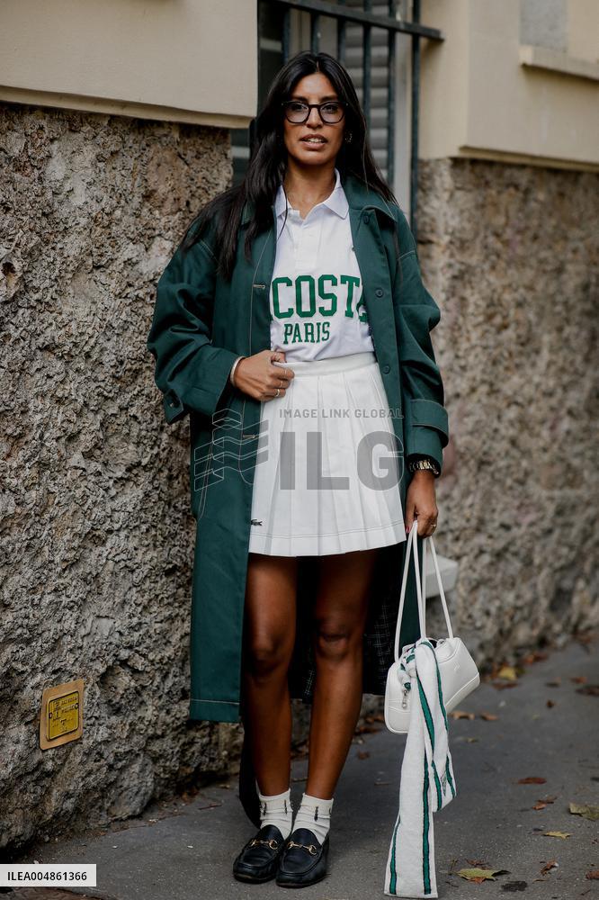 PFW - Lacoste Street Style