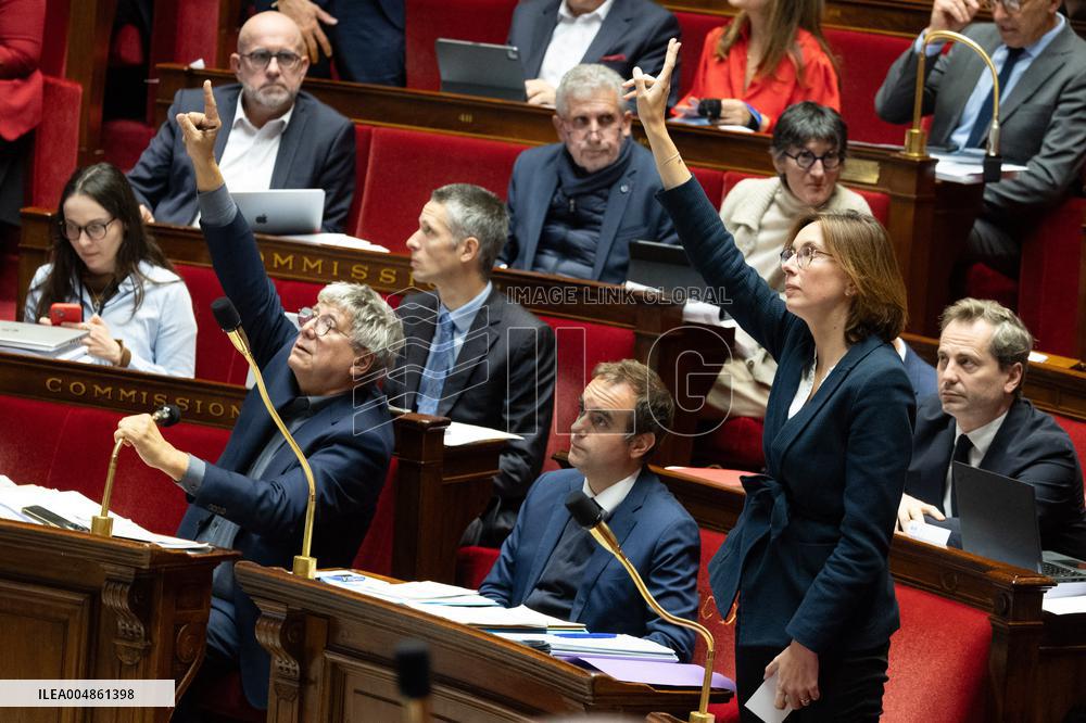Debate on the 2026 budget at The National Assembly - Paris