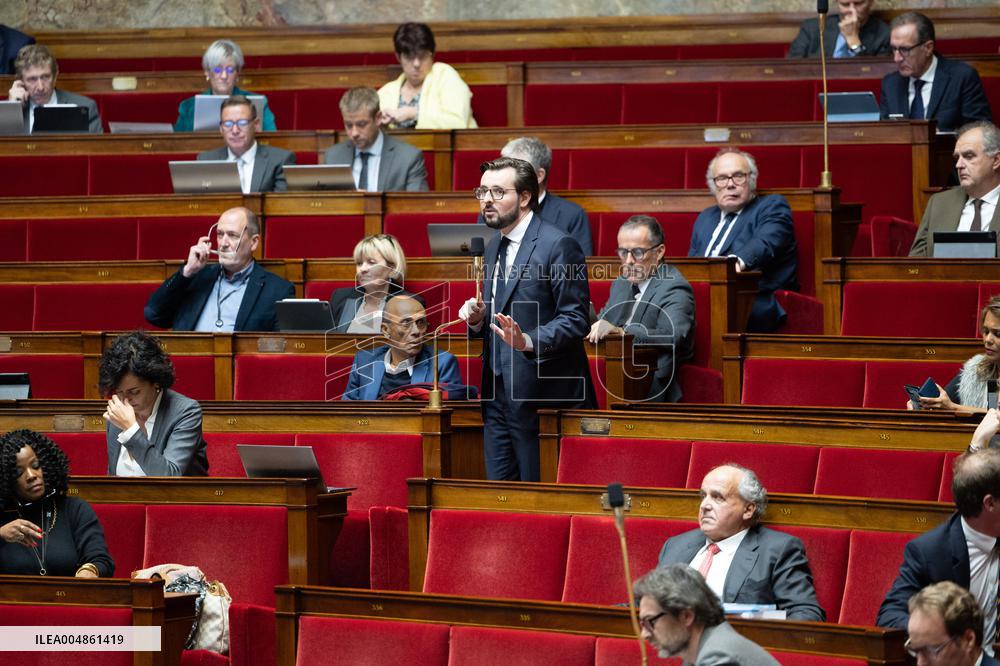 Debate on the 2026 budget at The National Assembly - Paris