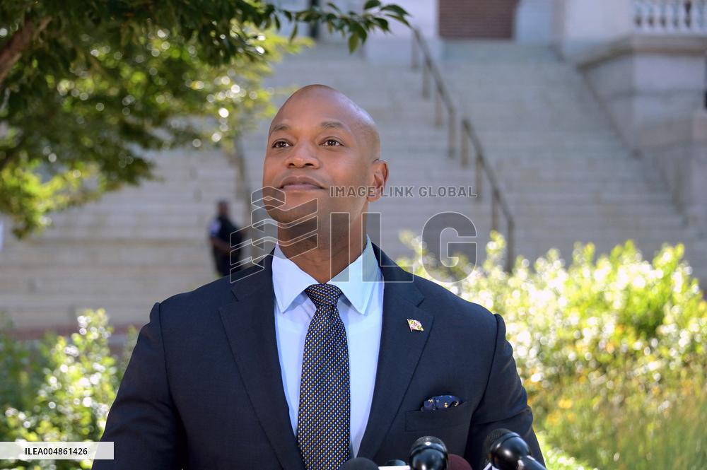 Maryland Governor Wes Moore Holds A Press Conference - MD