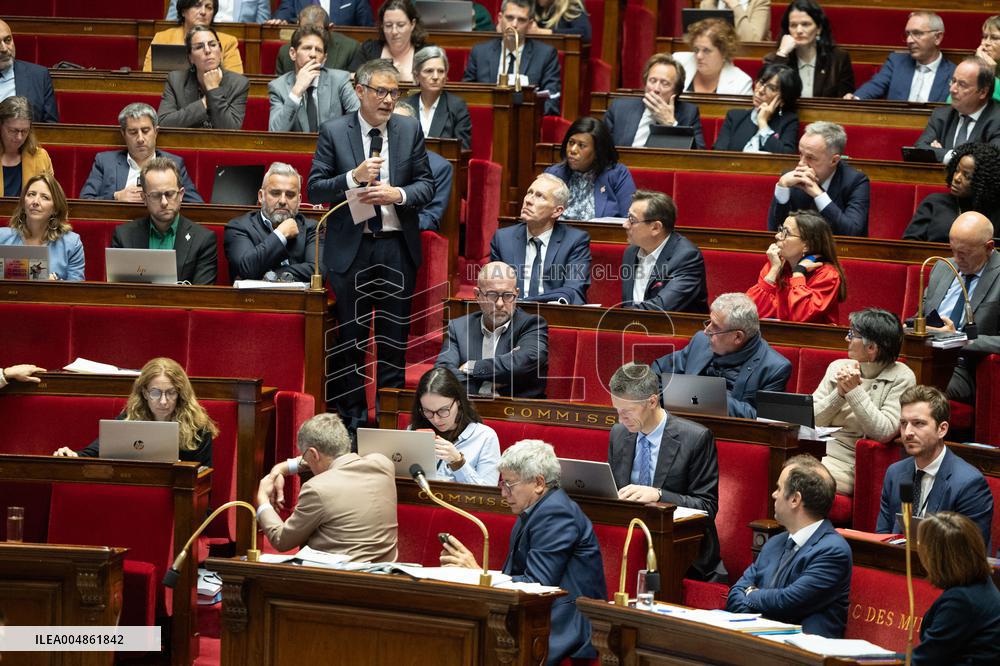 Debate on the 2026 budget at The National Assembly - Paris