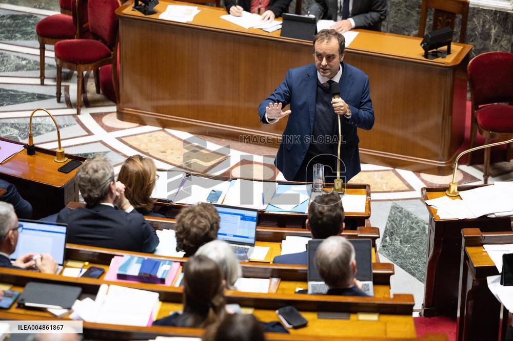 Debate on the 2026 budget at The National Assembly - Paris