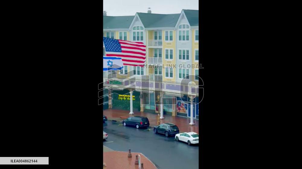 US: Whipping Winds and High Surf Hit Jersey Shore