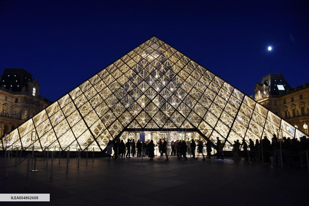 Louvre Museum Illustration - Paris
