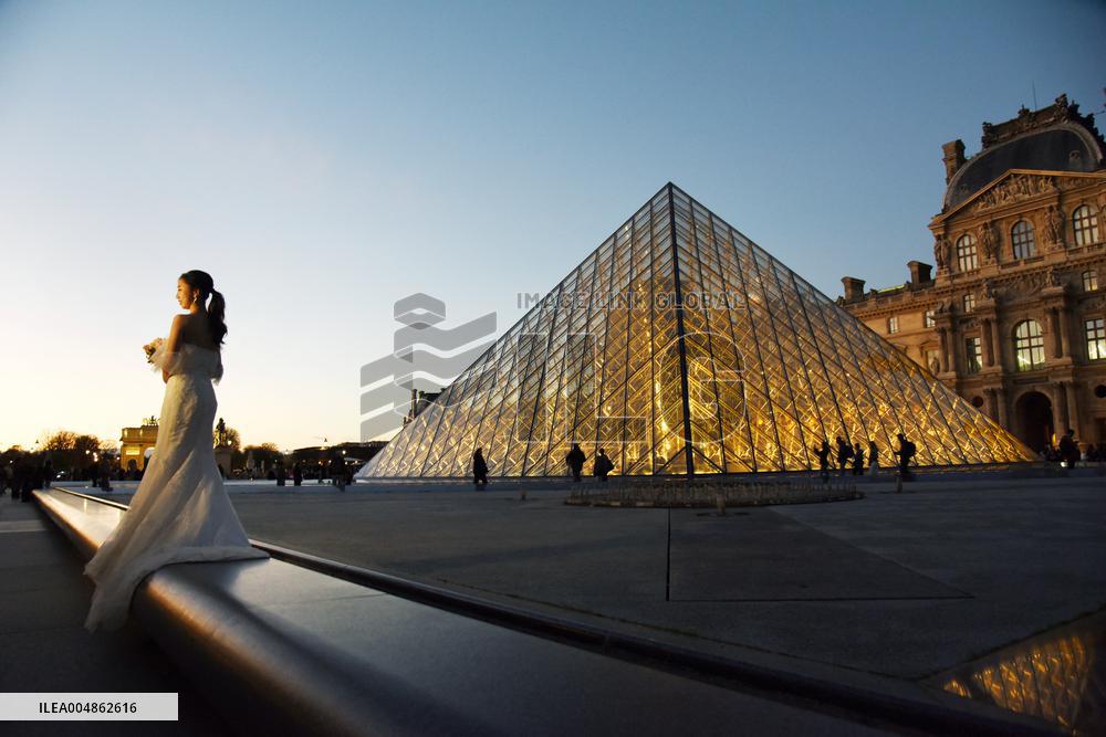 Louvre Museum Illustration - Paris