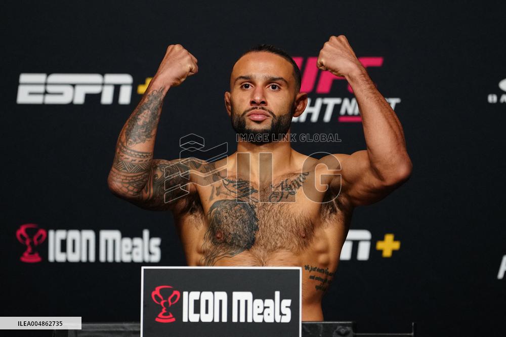 UFC Fight Night - Garcia vs Onama: Official Weigh-In