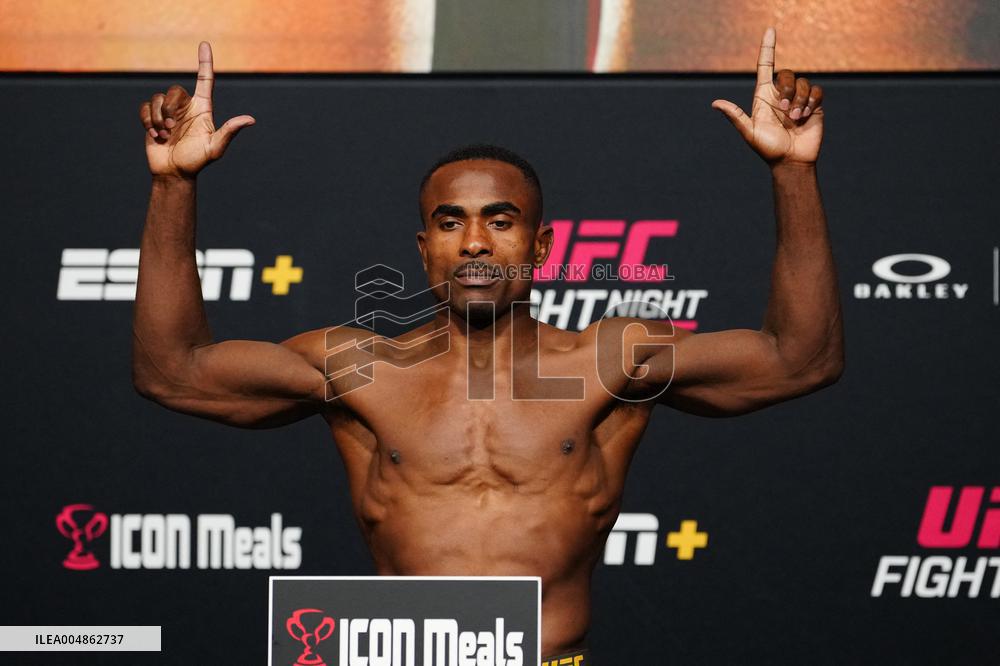 UFC Fight Night - Garcia vs Onama: Official Weigh-In