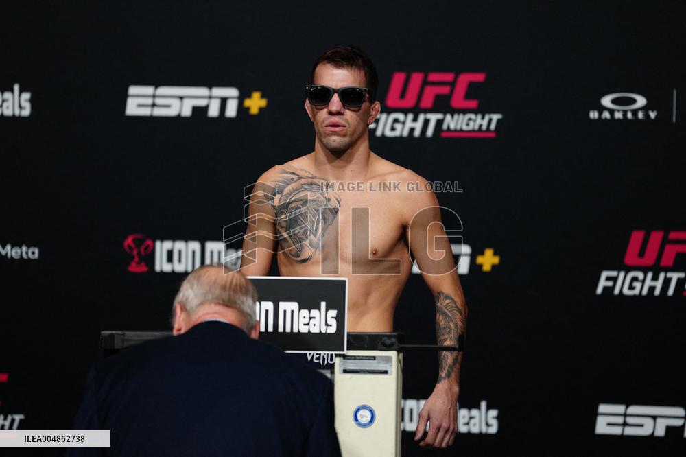UFC Fight Night - Garcia vs Onama: Official Weigh-In