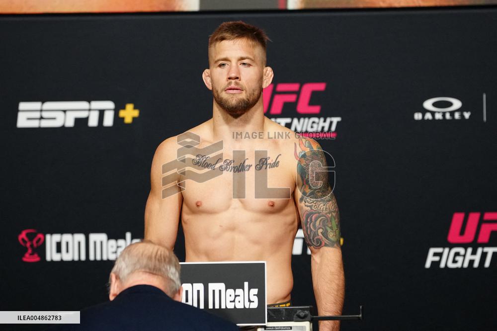 UFC Fight Night - Garcia vs Onama: Official Weigh-In