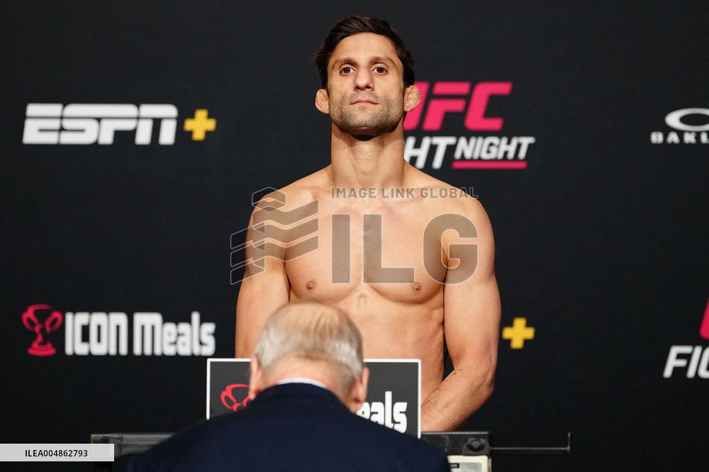 UFC Fight Night - Garcia vs Onama: Official Weigh-In