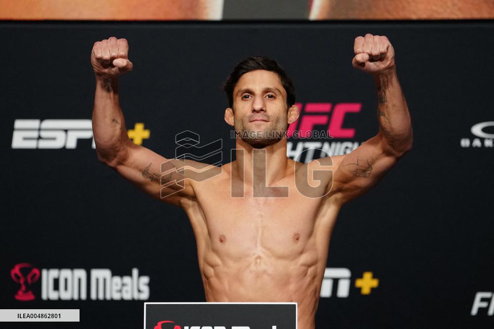 UFC Fight Night - Garcia vs Onama: Official Weigh-In