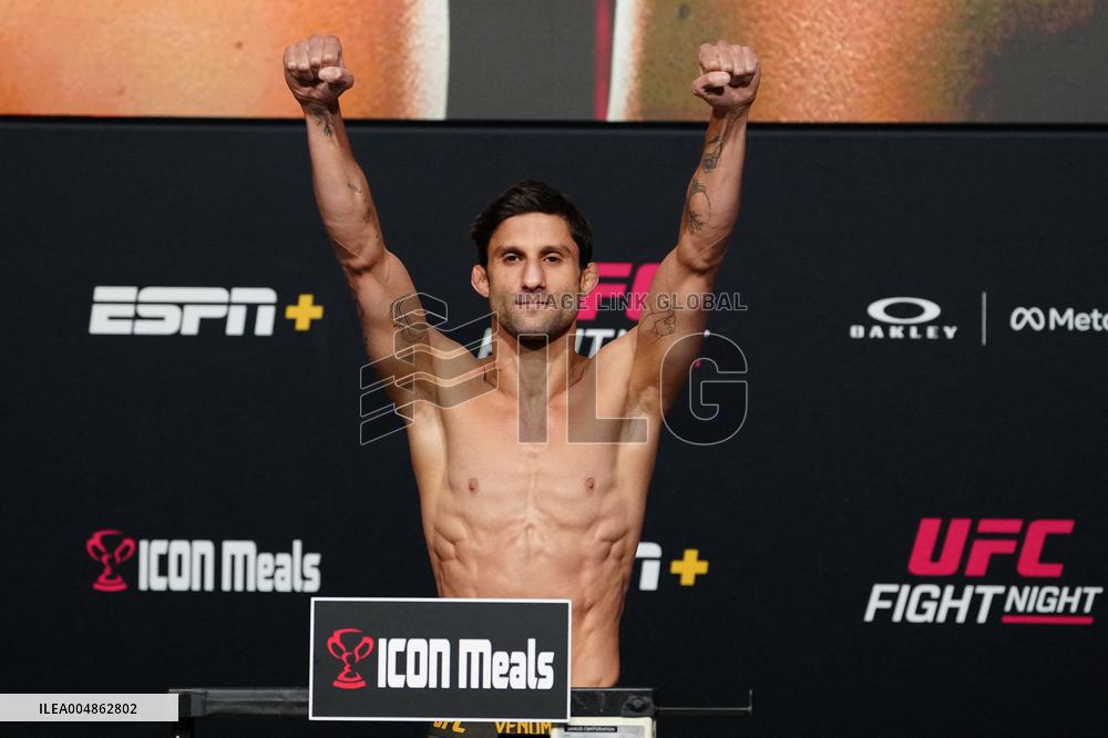 UFC Fight Night - Garcia vs Onama: Official Weigh-In