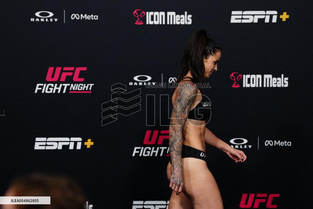 UFC Fight Night - Garcia vs Onama: Official Weigh-In