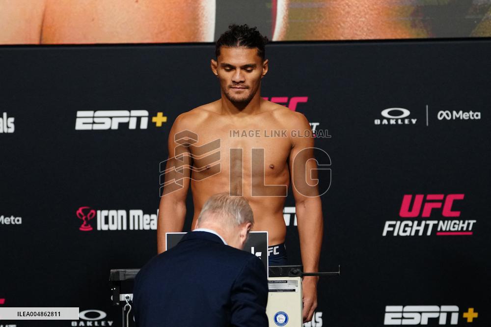 UFC Fight Night - Garcia vs Onama: Official Weigh-In