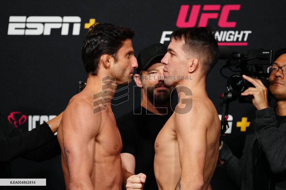 UFC Fight Night - Garcia vs Onama: Official Weigh-In