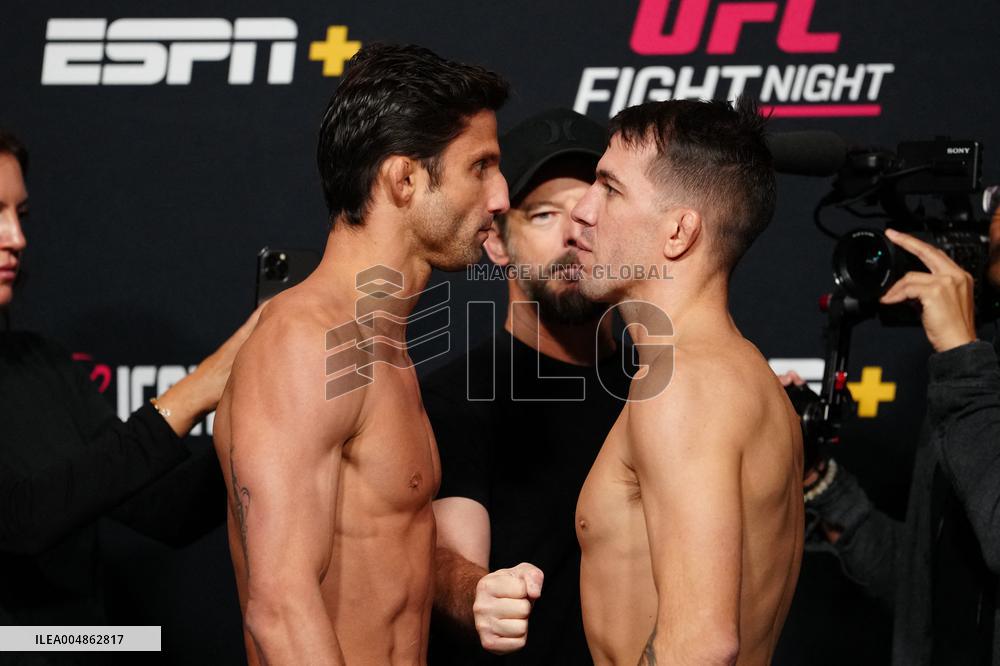 UFC Fight Night - Garcia vs Onama: Official Weigh-In