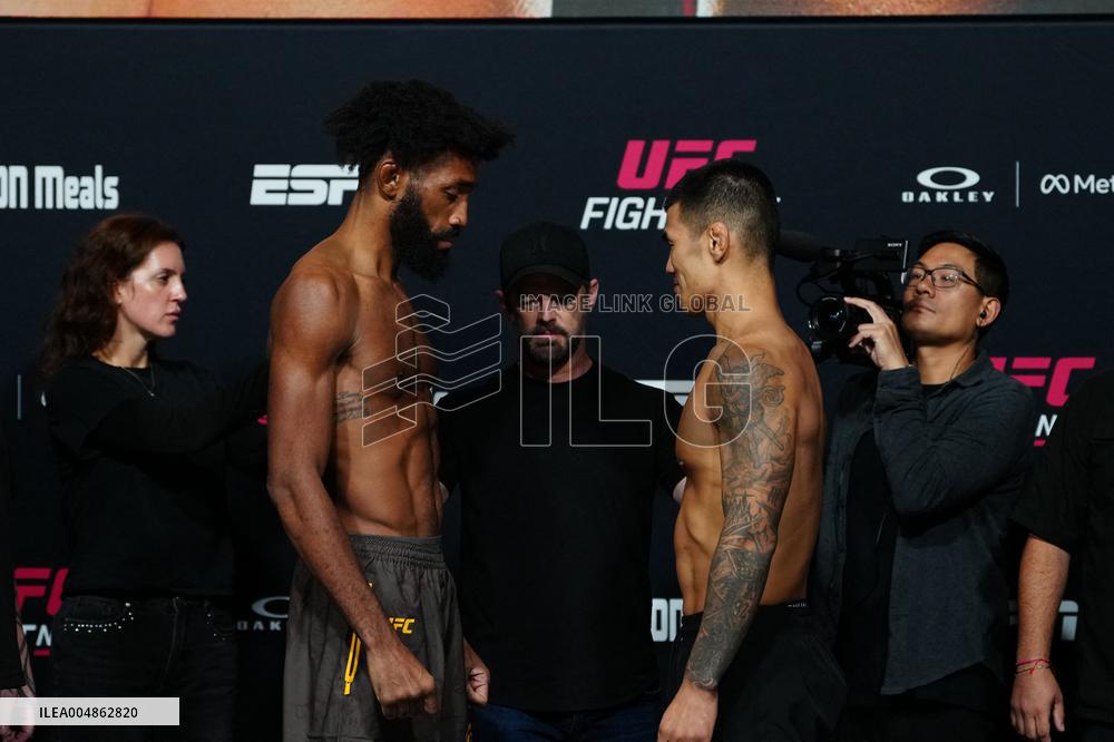 UFC Fight Night - Garcia vs Onama: Official Weigh-In