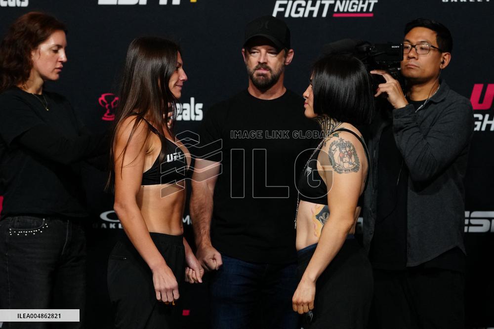 UFC Fight Night - Garcia vs Onama: Official Weigh-In