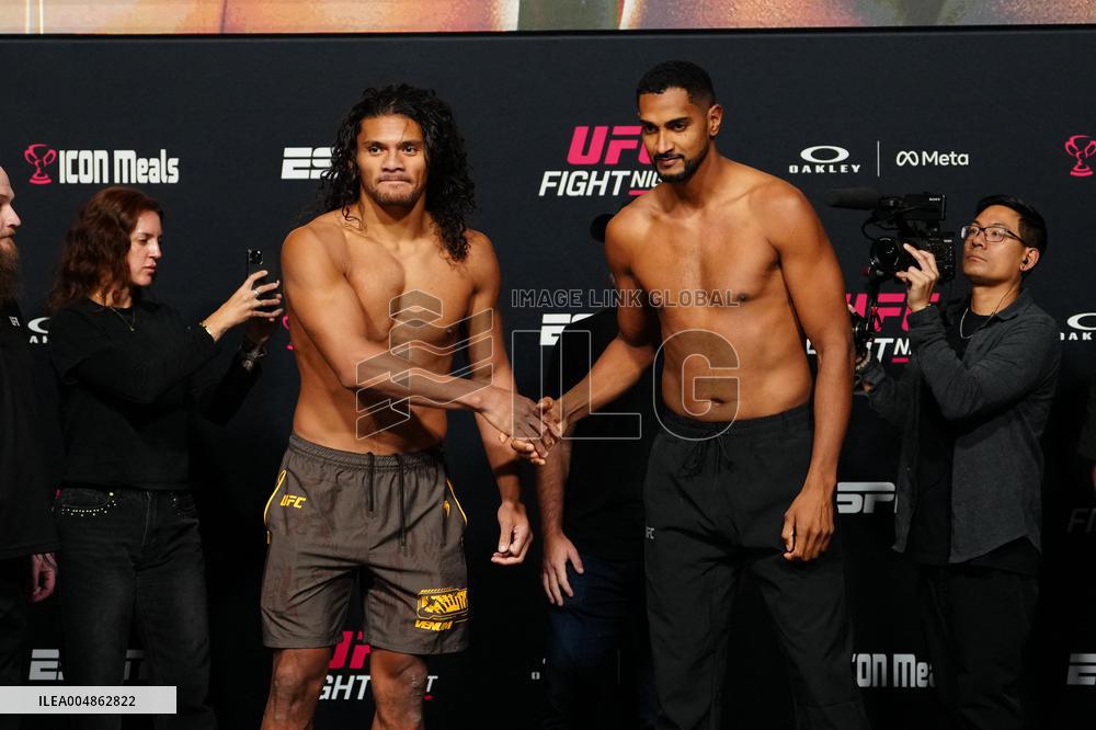 UFC Fight Night - Garcia vs Onama: Official Weigh-In