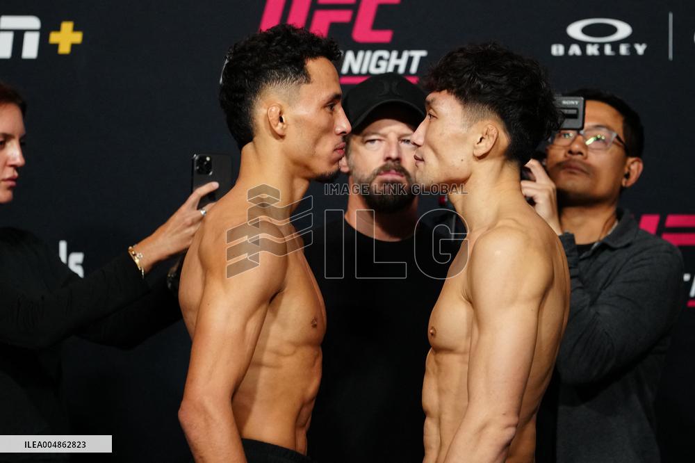 UFC Fight Night - Garcia vs Onama: Official Weigh-In