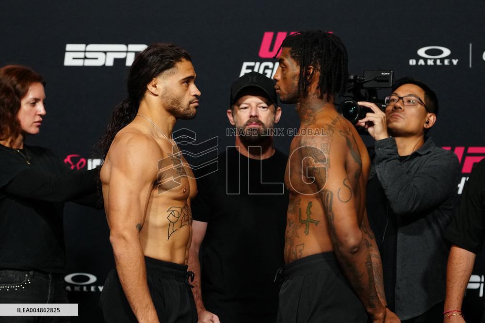 UFC Fight Night - Garcia vs Onama: Official Weigh-In