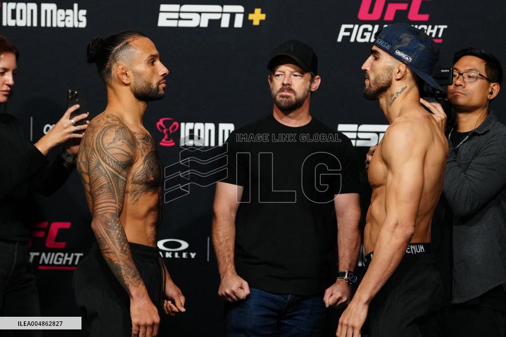 UFC Fight Night - Garcia vs Onama: Official Weigh-In