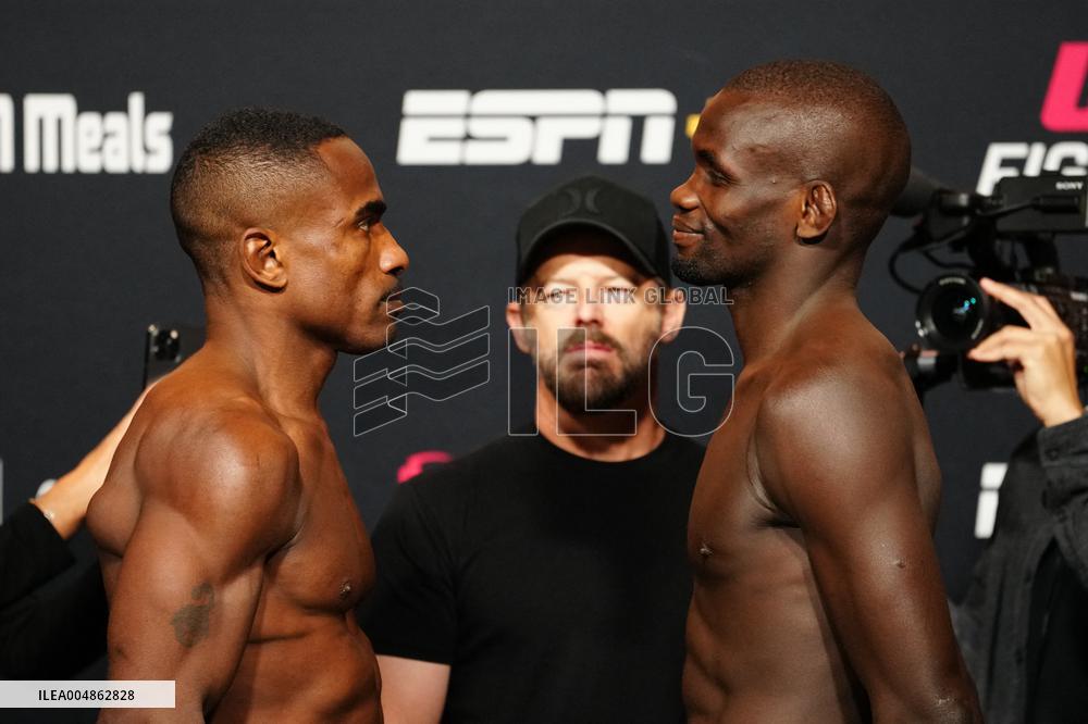 UFC Fight Night - Garcia vs Onama: Official Weigh-In