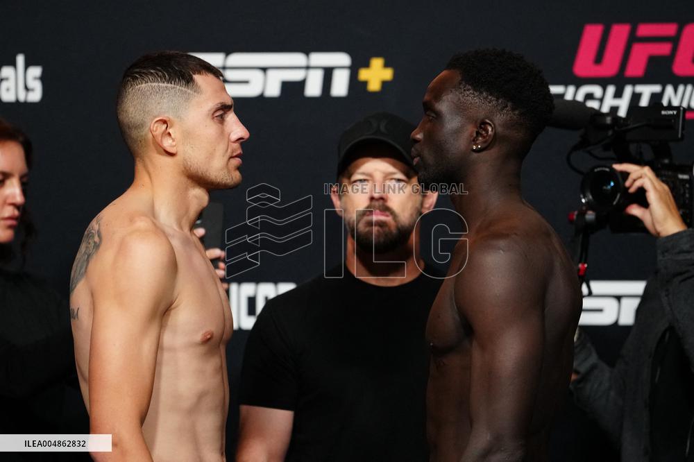 UFC Fight Night - Garcia vs Onama: Official Weigh-In