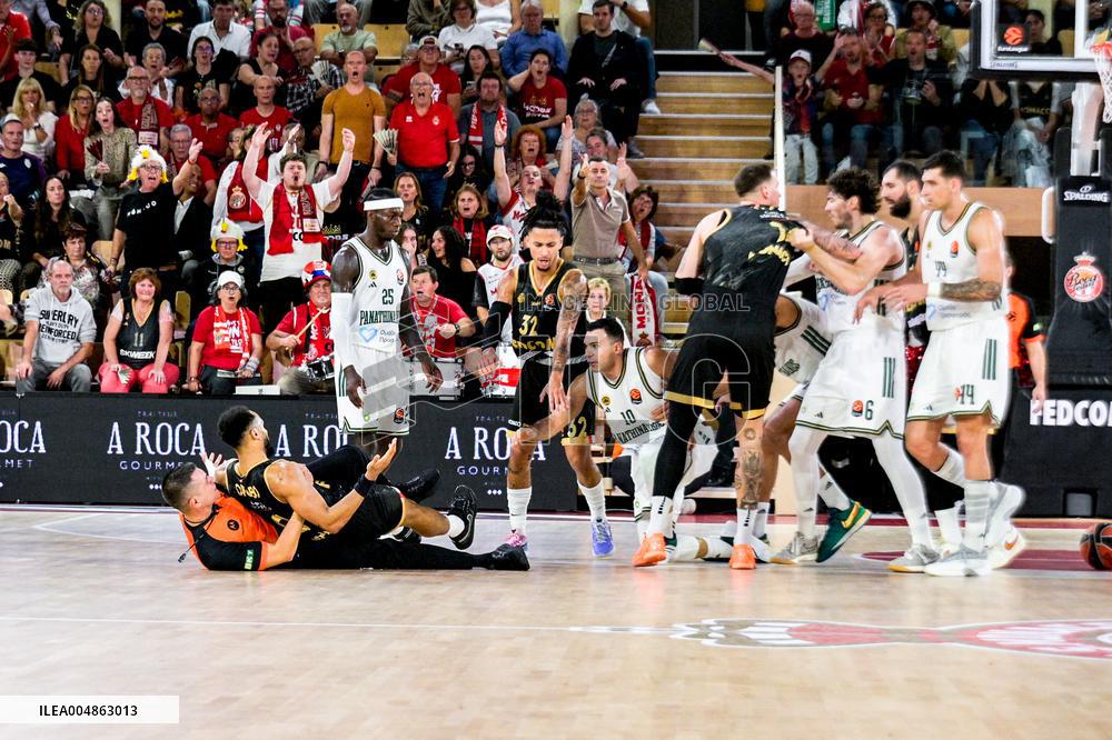 Euroleague Round 8 - AS Monaco v Panathinaikos