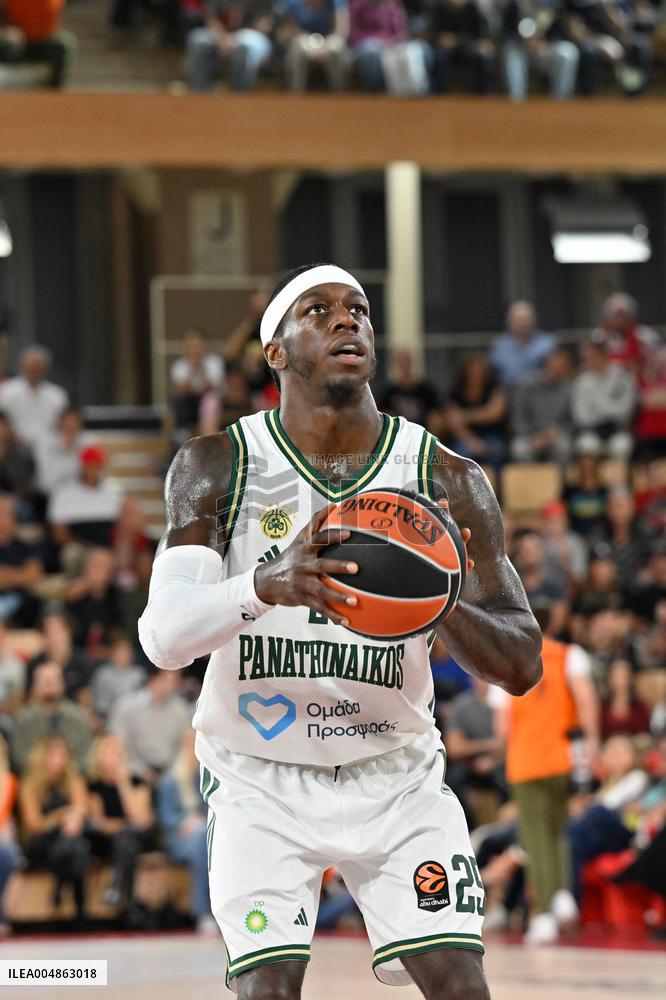 Euroleague Round 8 - AS Monaco v Panathinaikos