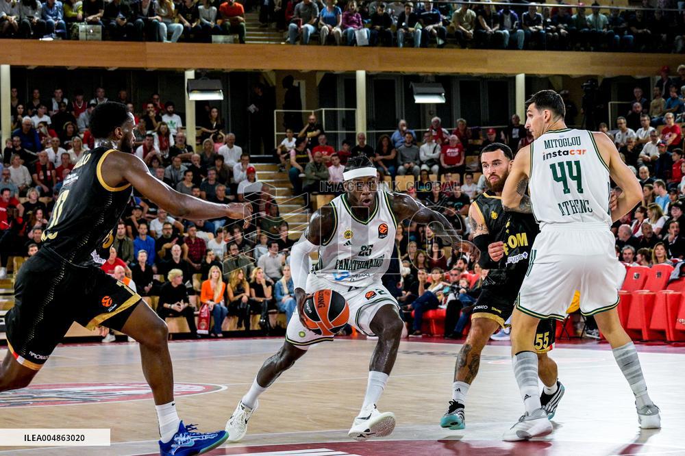 Euroleague Round 8 - AS Monaco v Panathinaikos
