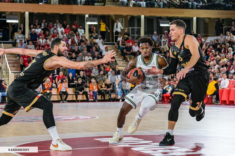 Euroleague Round 8 - AS Monaco v Panathinaikos