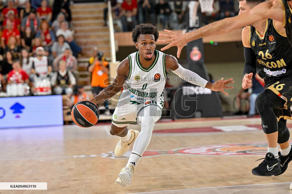 Euroleague Round 8 - AS Monaco v Panathinaikos