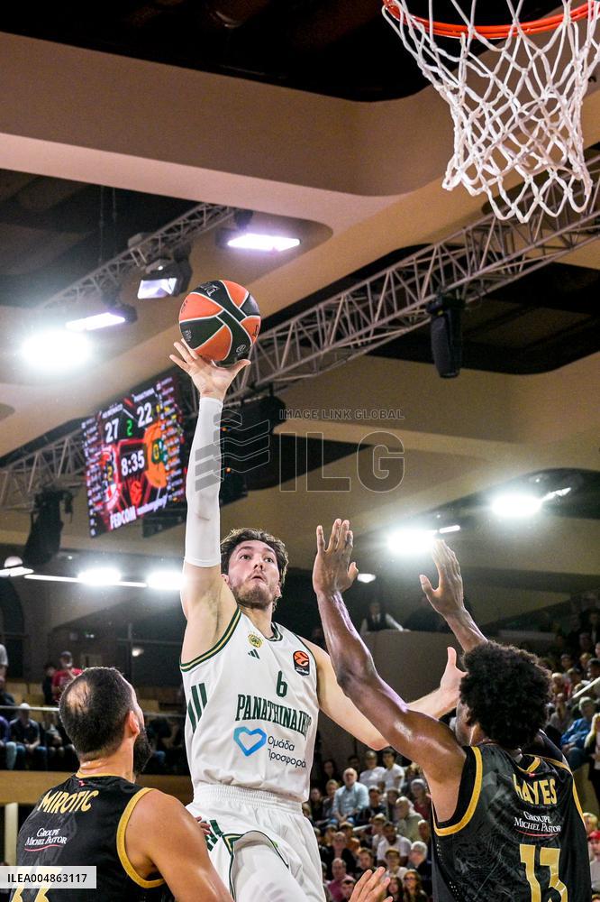Euroleague Round 8 - AS Monaco v Panathinaikos
