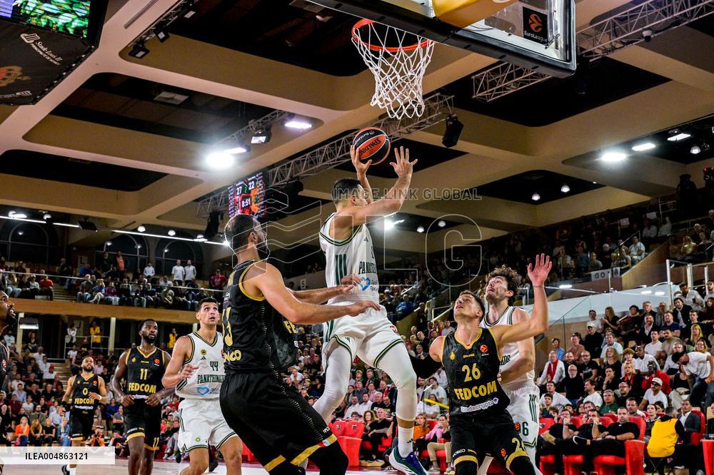 Euroleague Round 8 - AS Monaco v Panathinaikos