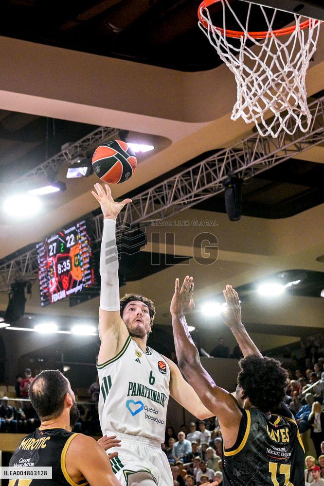 Euroleague Round 8 - AS Monaco v Panathinaikos