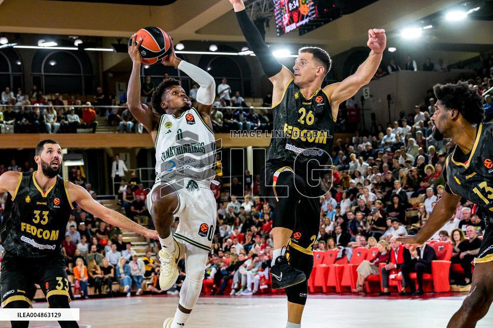 Euroleague Round 8 - AS Monaco v Panathinaikos