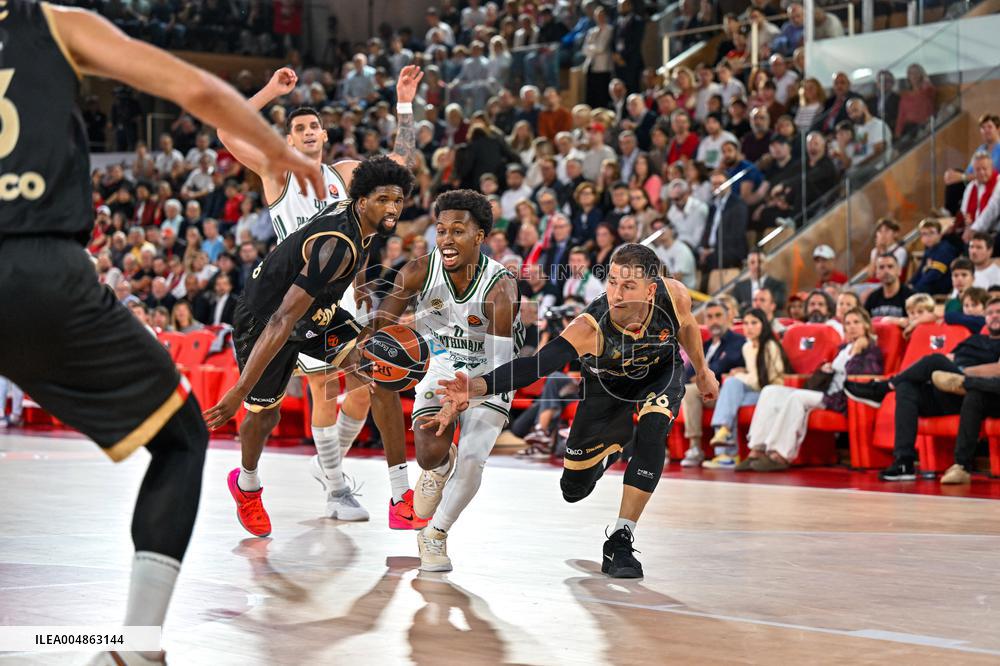 Euroleague Round 8 - AS Monaco v Panathinaikos