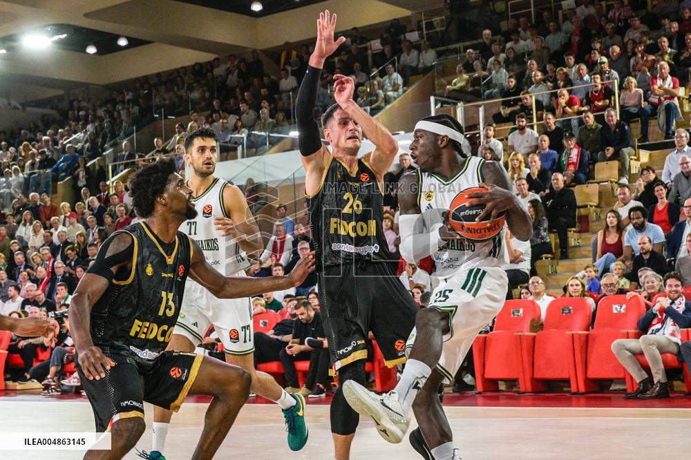Euroleague Round 8 - AS Monaco v Panathinaikos