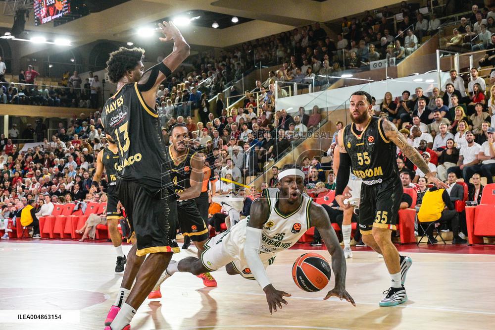 Euroleague Round 8 - AS Monaco v Panathinaikos