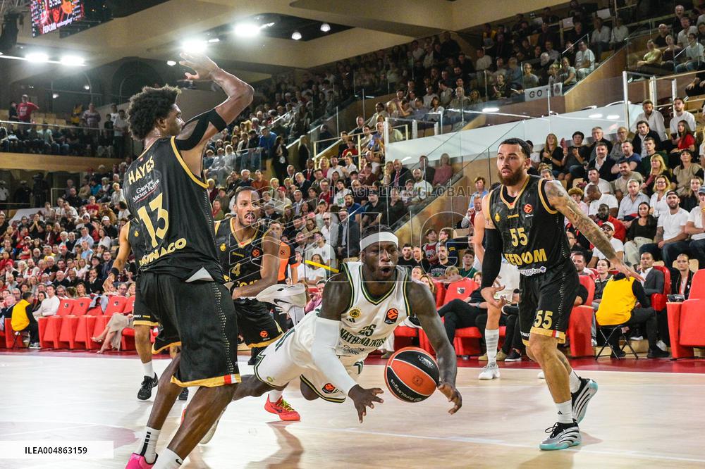 Euroleague Round 8 - AS Monaco v Panathinaikos