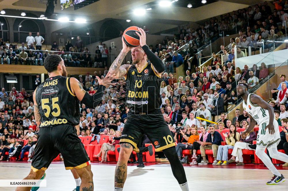 Euroleague Round 8 - AS Monaco v Panathinaikos