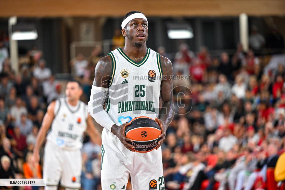 Euroleague Round 8 - AS Monaco v Panathinaikos