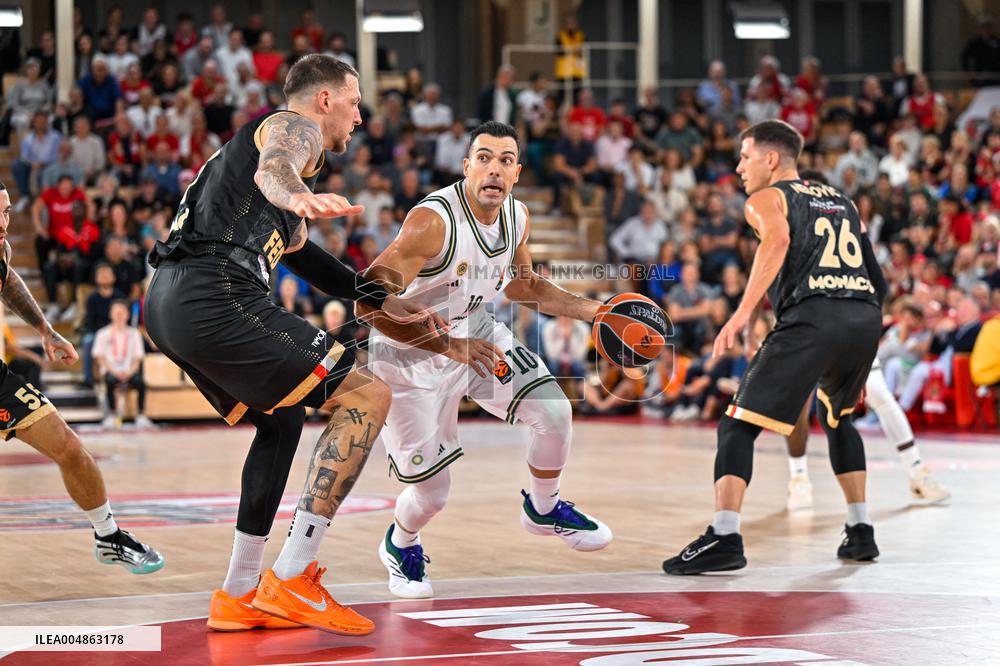 Euroleague Round 8 - AS Monaco v Panathinaikos