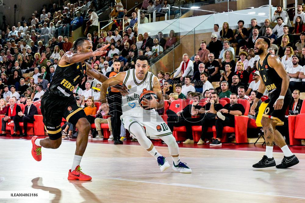 Euroleague Round 8 - AS Monaco v Panathinaikos