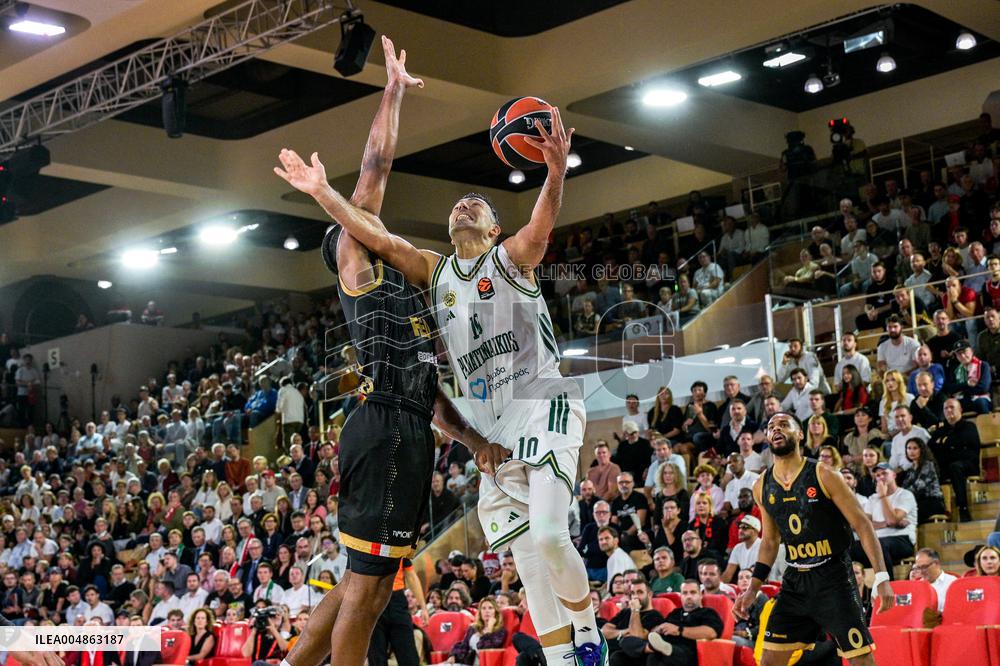 Euroleague Round 8 - AS Monaco v Panathinaikos